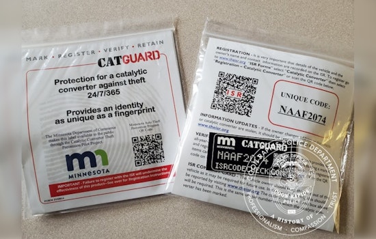 Minnesota Rolls Out CATGUARD Kits at Coon Rapids PD to Combat Catalytic Converter Thefts
