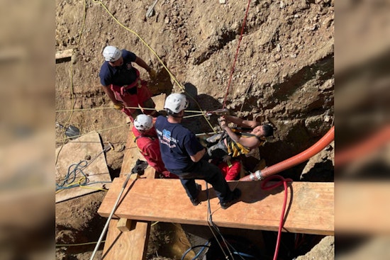 Miraculous Rescue in Dallas, Georgia as Worker Trapped in Trench Collapse is Saved