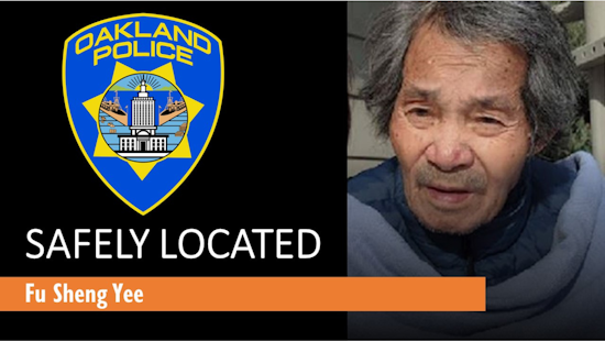 UPDATE: Missing 87-Year-Old Oakland Man with Dementia Found Safe, Police Confirm