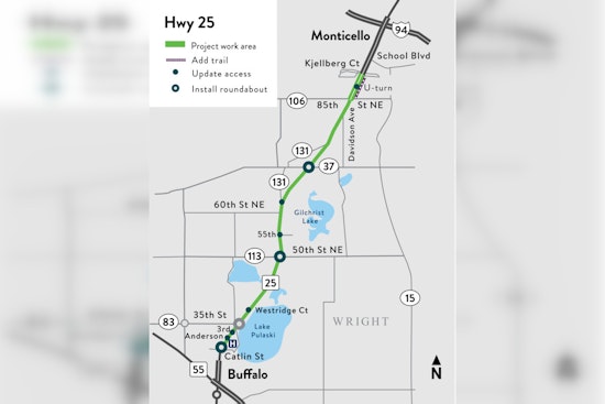 Monticello to Buffalo Residents Gear Up for Major Hwy. 25 Road Project Set for Summer Start