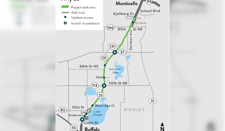 Monticello to Buffalo Residents Gear Up for Major Hwy. 25 Road Project Set for Summer Start