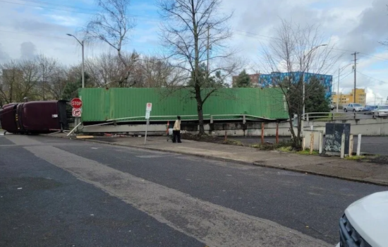 Morrison Bridge Reopens After Semi-Truck Rollover Snarls Portland Traffic