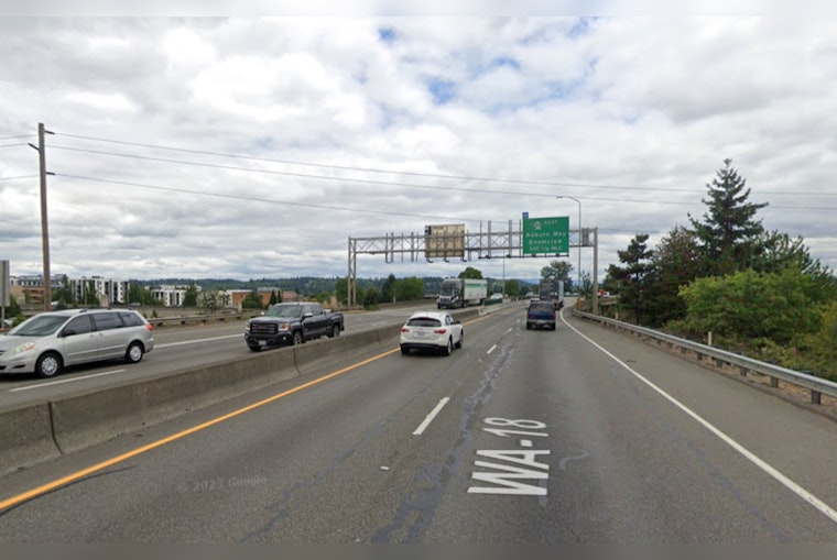 Multiples Injuries in State Route 18 Collision in Auburn, Traffic Snarls Across Eastbound Lanes