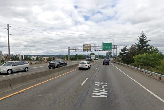 Multiples Injuries in State Route 18 Collision in Auburn, Traffic Snarls Across Eastbound Lanes