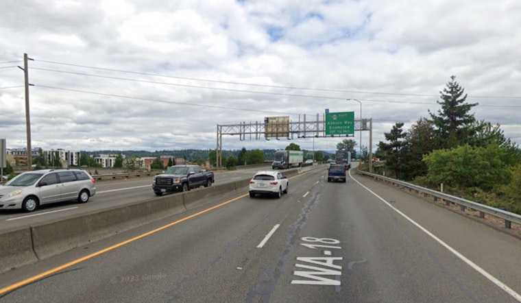 Multiples Injuries in State Route 18 Collision in Auburn, Traffic Snarls Across Eastbound Lanes