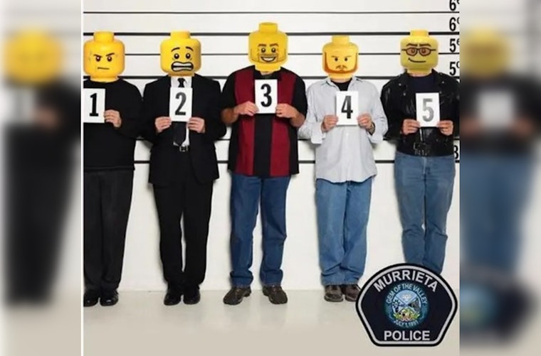 Murrieta Police to Stop Using Lego Heads on Suspects' Photos After Company's Request