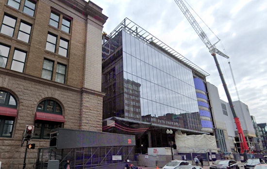 Narrow Miss as Steel Beam Plummets at Boston's South Station Tower Construction Site