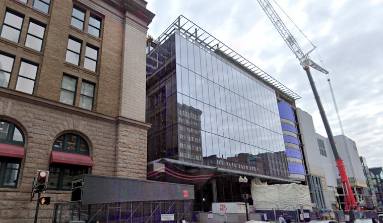 Narrow Miss as Steel Beam Plummets at Boston's South Station Tower Construction Site
