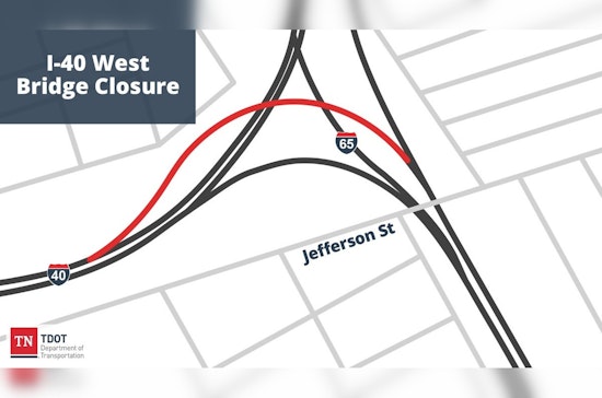 Nashville Drivers Brace for I-40 West Bridge Closure During Major Repairs at Downtown Interchange