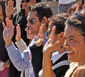 New Citizens Sworn In Across Texas As The State Celebrates Diversity and History
