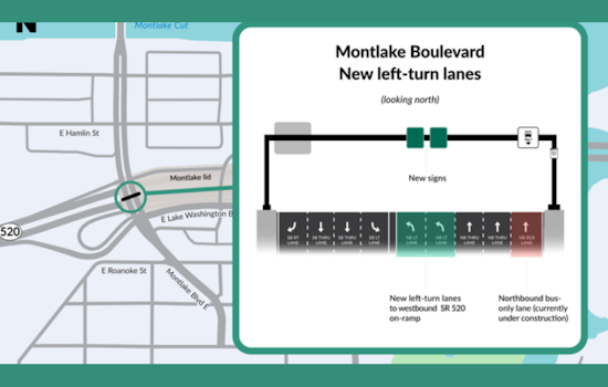 New Left Turn Lanes Open on Montlake Boulevard, Aiming to Alleviate Seattle Traffic Congestion