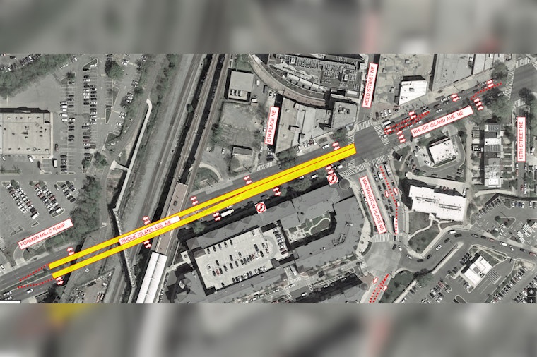 Nighttime Milling and Paving on Rhode Island Avenue NE Prompts Traffic Changes in DC