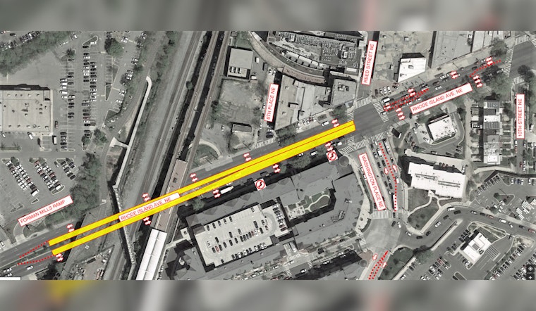 Nighttime Milling and Paving on Rhode Island Avenue NE Prompts Traffic Changes in DC