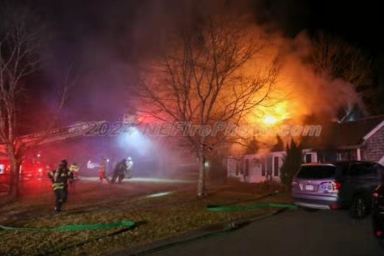 Nine Residents and Dog Safely Escape Accidental Midnight Blaze in Historic Abington Home