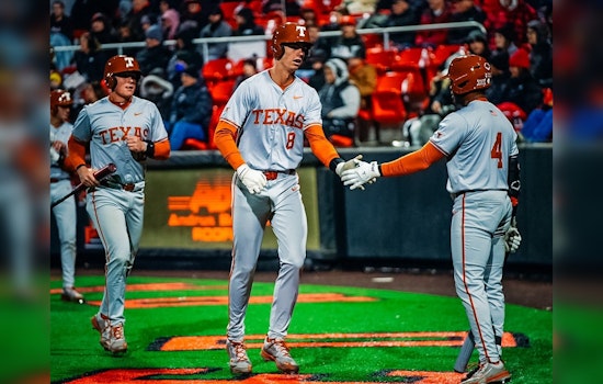 No. 24 Texas Longhorns Overwhelm No. 17 Texas Tech in Big 12 Baseball Opener with 22-8 Victory