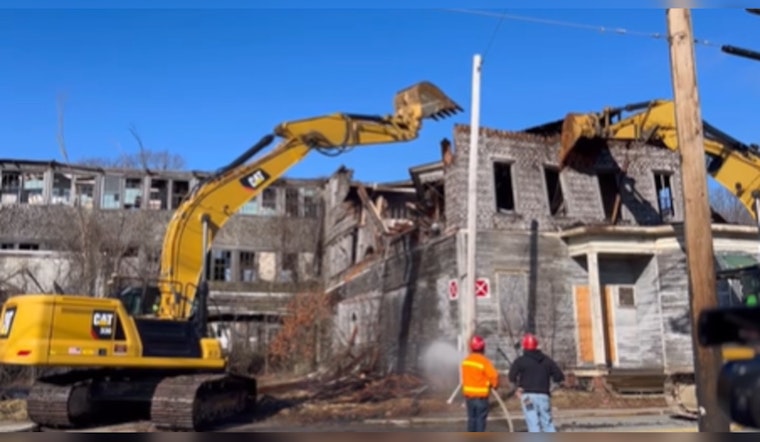 North Attleborough Begins Partial Demolition of Hazardous Webster Mill Amid Road Closures and Safety Concerns