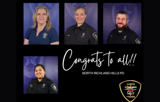 North Richland Hills Police Celebrate Promotions, Enhancing Leadership Within Ranks