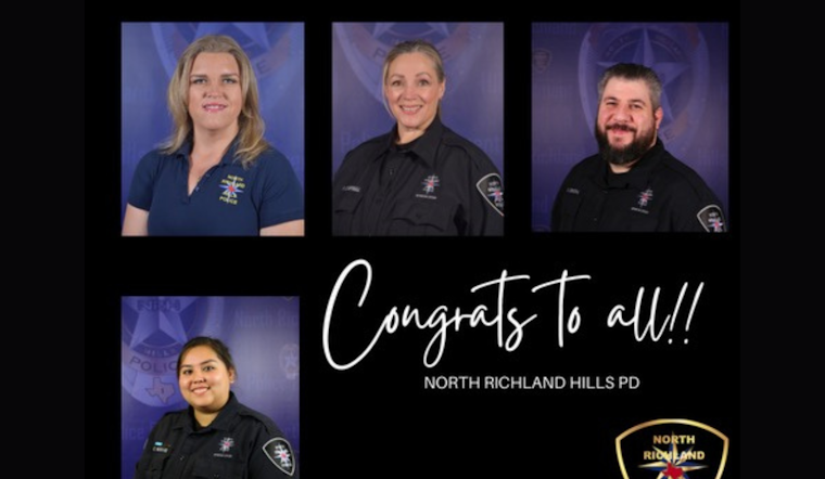 North Richland Hills Police Celebrate Promotions, Enhancing Leadership Within Ranks