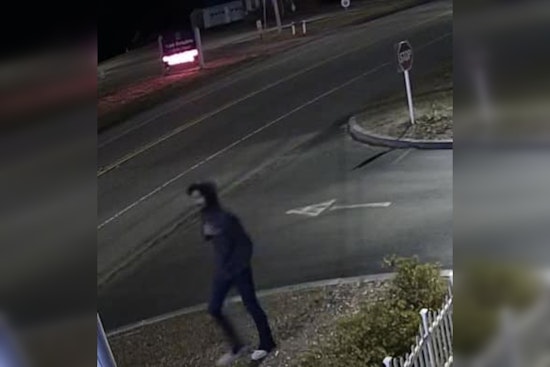 Northborough Police Station Window Shattered in Early Morning Vandalism, Suspect Sought