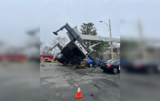 Norwood Fire Department Responds to Fallen Crane at Nassau Gardens, Averts Major Injuries