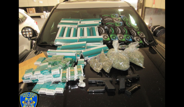 Oakland Police and DEA Joint Operation Leads to Seizure of Drugs and Firearms in Tobacco Shop