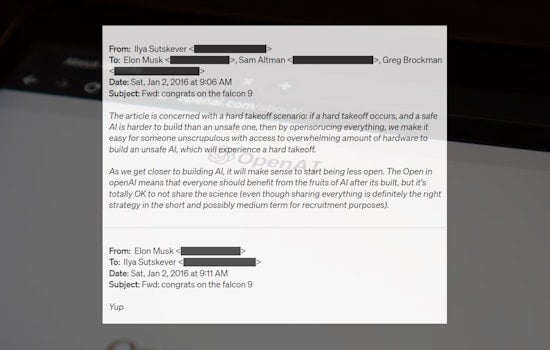 OpenAI Showcases Emails from Elon Musk, Challenging Many of Musk's Lawsuit Allegations