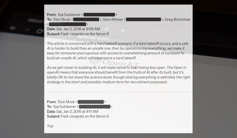 OpenAI Showcases Emails from Elon Musk, Challenging Many of Musk's Lawsuit Allegations