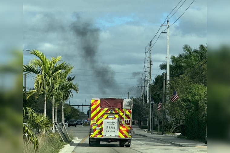 Over 20 Passengers Escape as Motor Coach Engulfs in Flames on Fort Lauderdale Highway Ramp