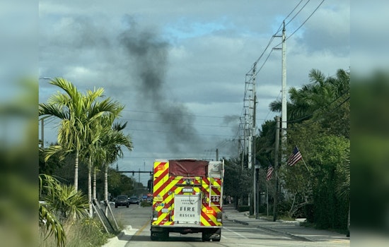 Over 20 Passengers Escape as Motor Coach Engulfs in Flames on Fort Lauderdale Highway Ramp