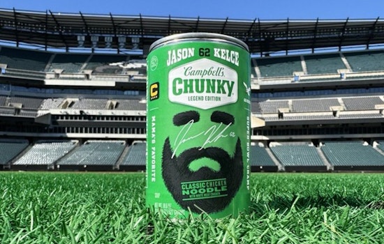 Philadelphia Legend Jason Kelce Immortalized in Limited-Edition “Chunky” Soup Cans by Campbell's