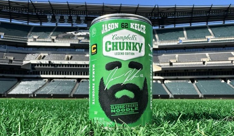 Philadelphia Legend Jason Kelce Immortalized in Limited-Edition “Chunky” Soup Cans by Campbell's