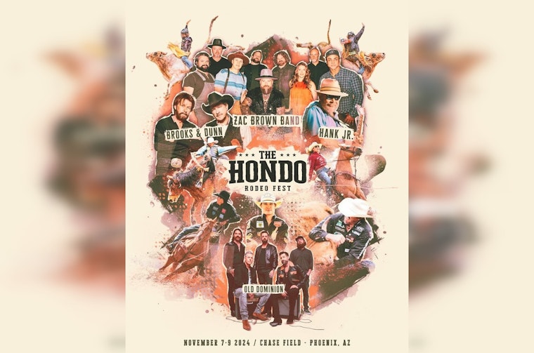 Phoenix's Chase Field to Host Star-Studded Hondo Rodeo and Music Fest with Old Dominion, Brooks & Dunn, Zac Brown Band