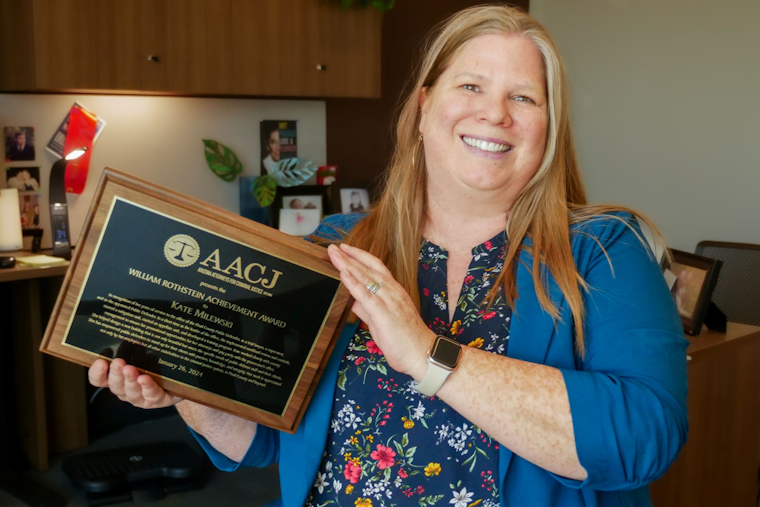 Pinal County Public Defender Kate Milewski Honored with Rothstein Achievement Award by AACJ