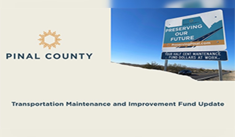 Pinal County Road Maintenance Fund Spearheads Efforts to Smooth Out Pothole Problems