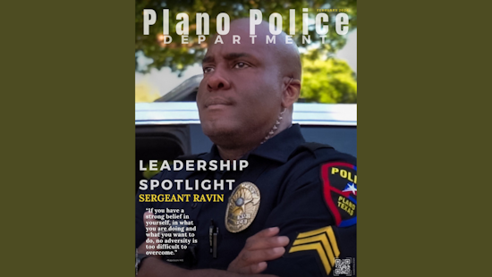 Plano Police Highlight Sergeant Ravin's 30-Year Career as Keystone of Training and Diversity Efforts