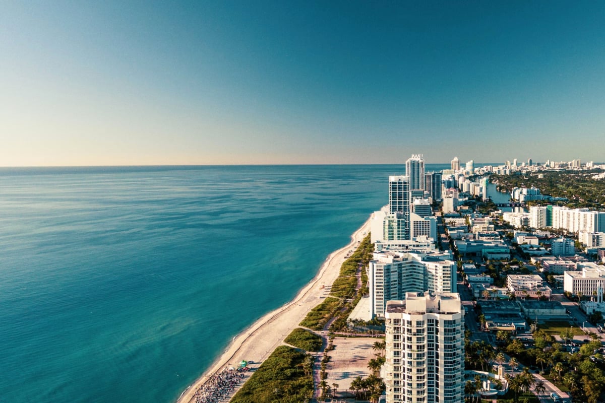 Pleasant Weather Forecast for Miami, with Rip Current Warning Along