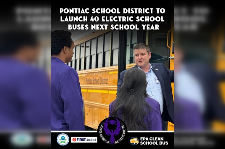 Pontiac School District Sets Benchmark with Michigan's Largest Electric School Bus Fleet