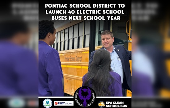 Pontiac School District Sets Benchmark with Michigan's Largest Electric School Bus Fleet