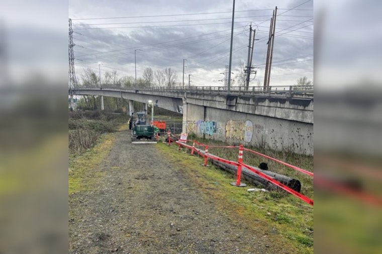 Portland Battles Sewage Spill Under N Columbia Boulevard Bridge