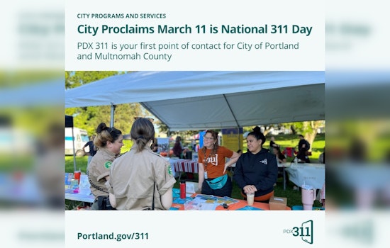 Portland Celebrates National 311 Day, Honors Non-Emergency Service's Impact on Civic Engagement