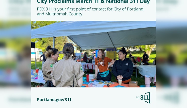 Portland Celebrates National 311 Day, Honors Non-Emergency Service's Impact on Civic Engagement