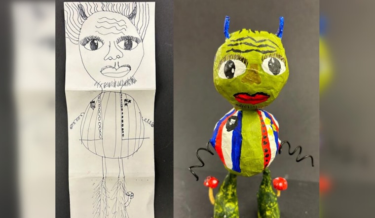 Portland Students Bridge Generations with 'Exquisite Corpse' Art Exhibit at City Arts Program