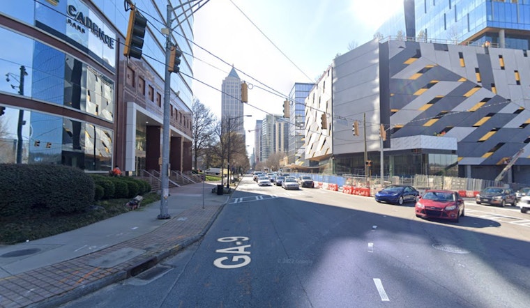 Protester Chained to Equipment Halts Traffic in Midtown Atlanta Amid 'Cop City' Construction Tensions