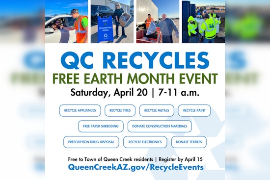 Queen Creek Announces QC Recycles Event for Eco-Conscious Residents to Unclutter and Recycle
