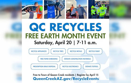 Queen Creek Announces QC Recycles Event for Eco-Conscious Residents to Unclutter and Recycle