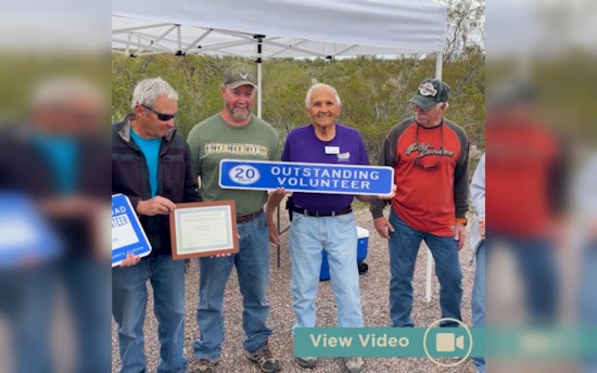 Queen Valley RV Resort Celebrated for 20 Years of Volunteerism in "Keep Pinal Pristine" Effort