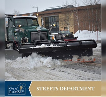 Ramsey City Announces Full Plow Operations as Snowstorm Subsides; Urges Compliance with Parking Ordinance