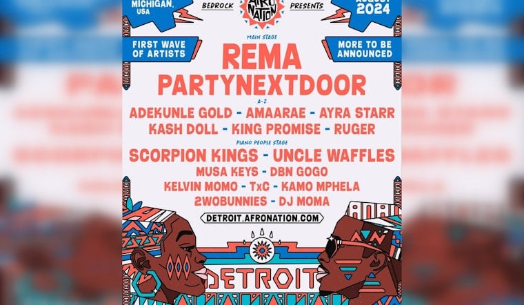 Rema and PartyNextDoor to Headline Detroit's Afro Nation Festival Featuring Global Afrobeats Stars