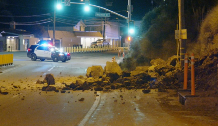 Rockslides Force Closure and Partial Reopening of Pacific Coast Highway in Malibu