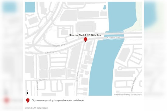 Rush Hour Disruptions on Sunrise Boulevard Due to Fort Lauderdale Water Main Repair